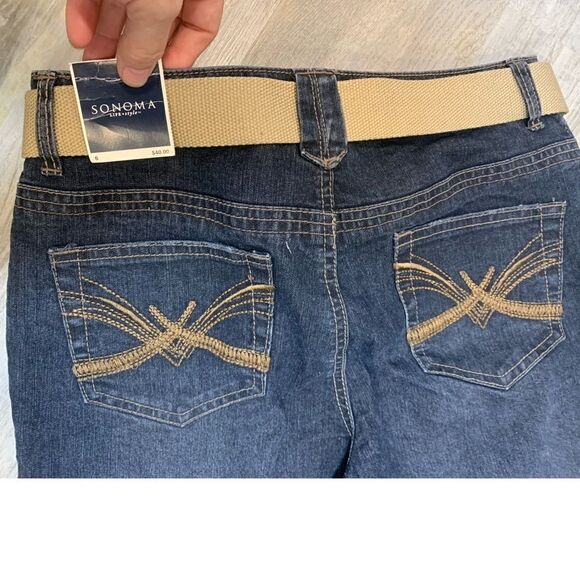 NEW Sonoma size 6 jeans with belt - Picture 10 of 12